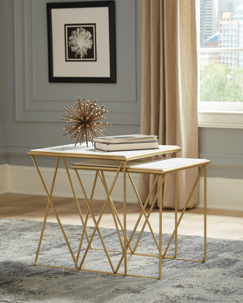 Bette Nesting Table Set - galleria furniture outlet