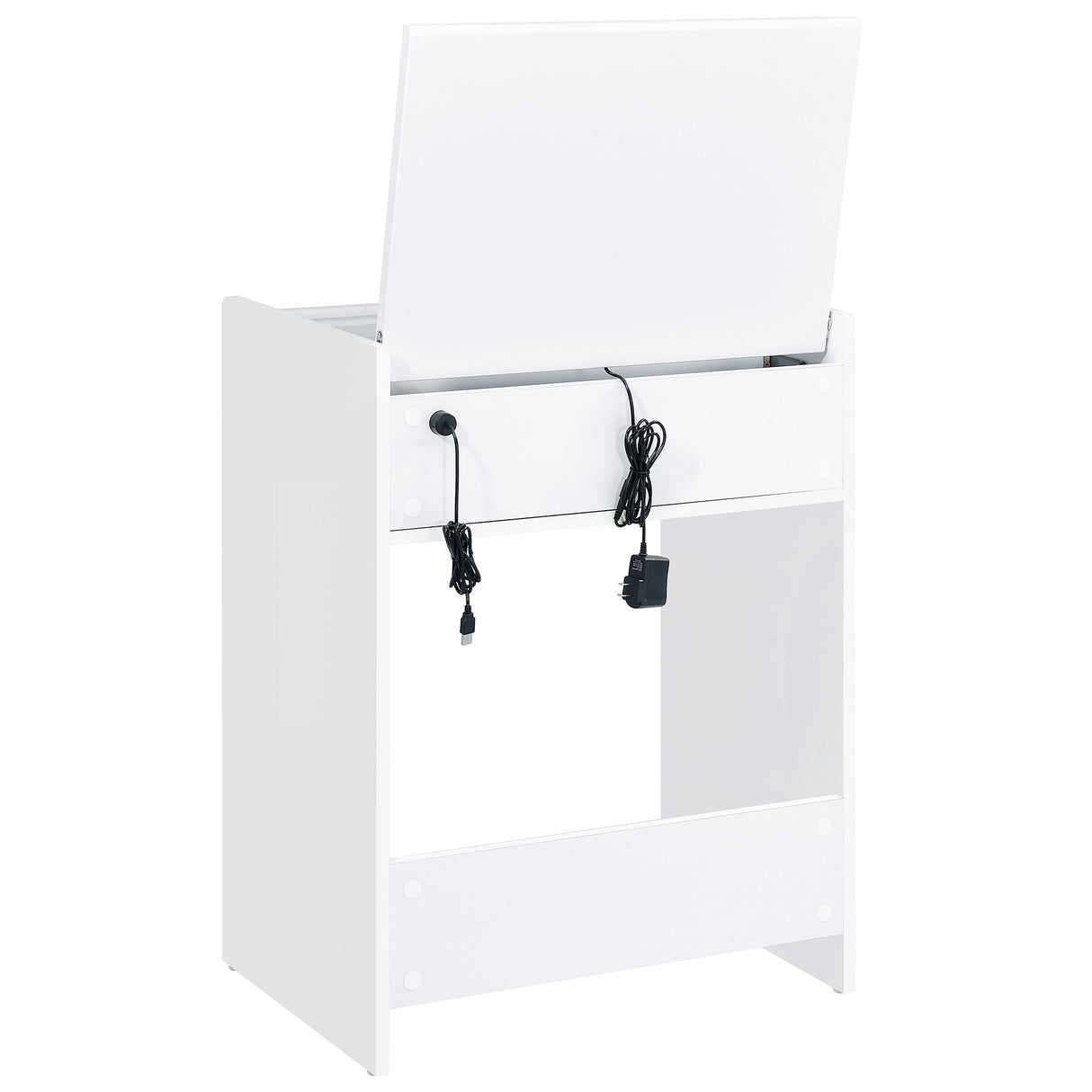 Danbury Makeup Vanity Table with LED Mirror and Stool