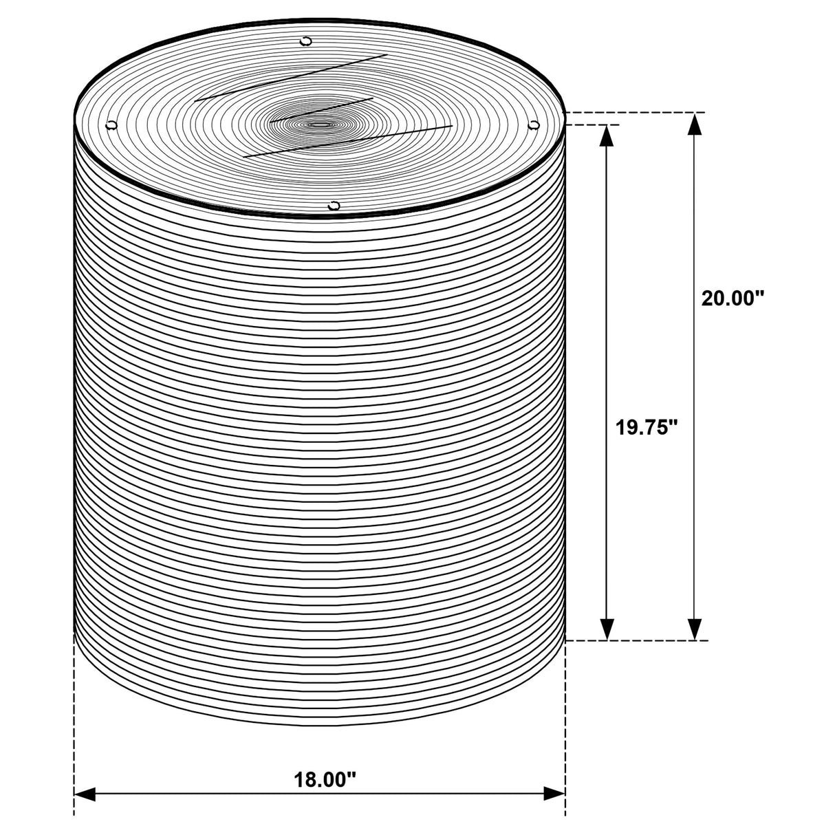 Halden Side Table - galleria furniture outlet