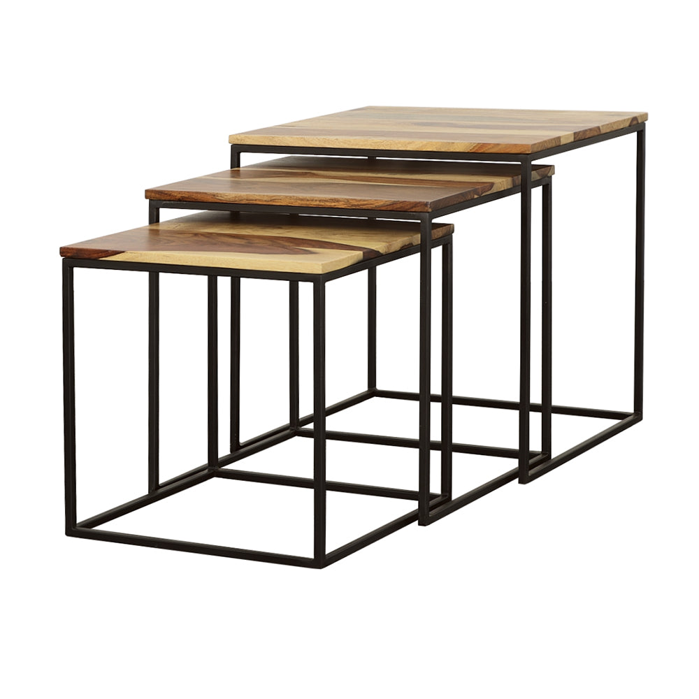 Belcourt Nesting Table Set - galleria furniture outlet