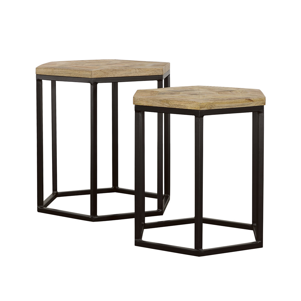 Adger Nesting Table Set - galleria furniture outlet