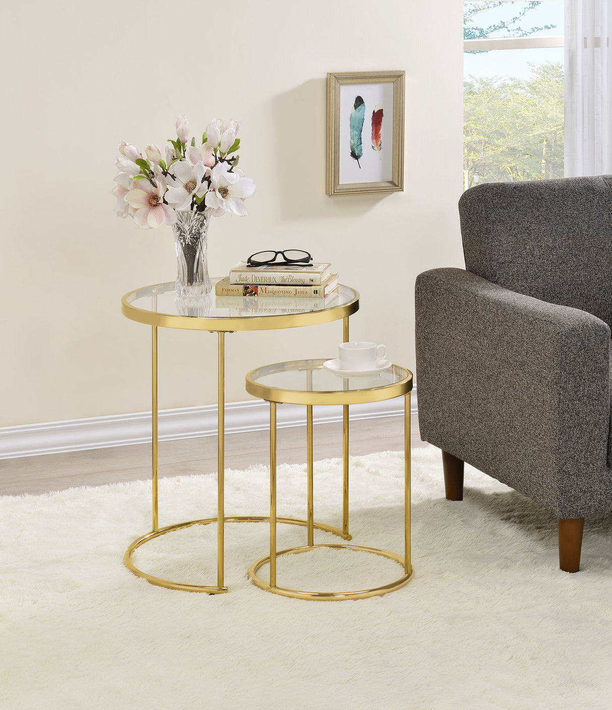 Maylin Nesting Table Set - galleria furniture outlet