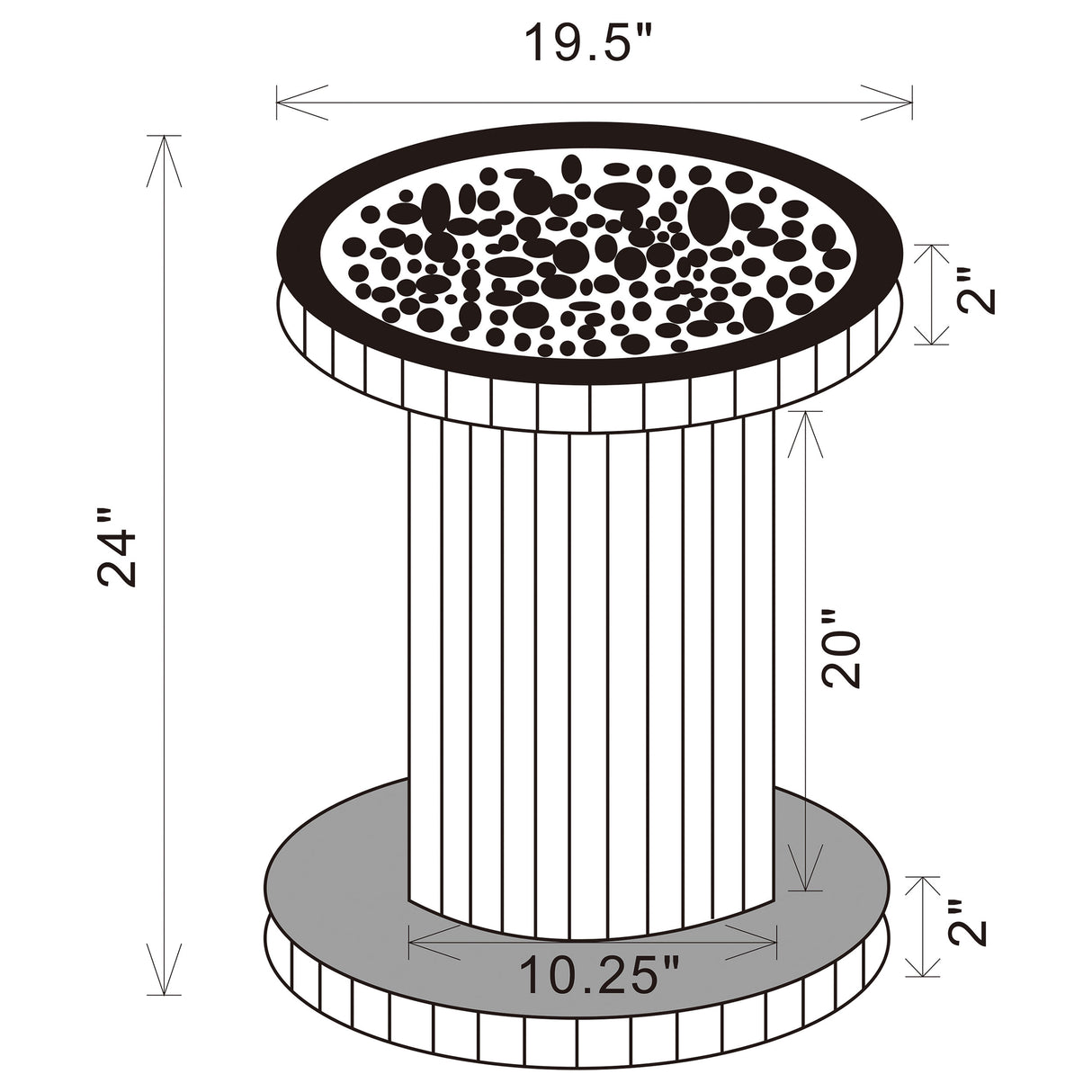 Dorielle Side Table