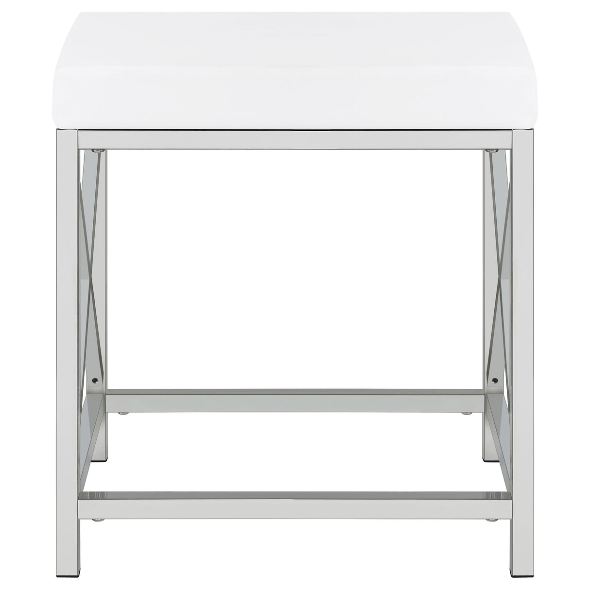 Eliza Makeup Vanity Table with LED Mirror and Stool - galleria furniture outlet