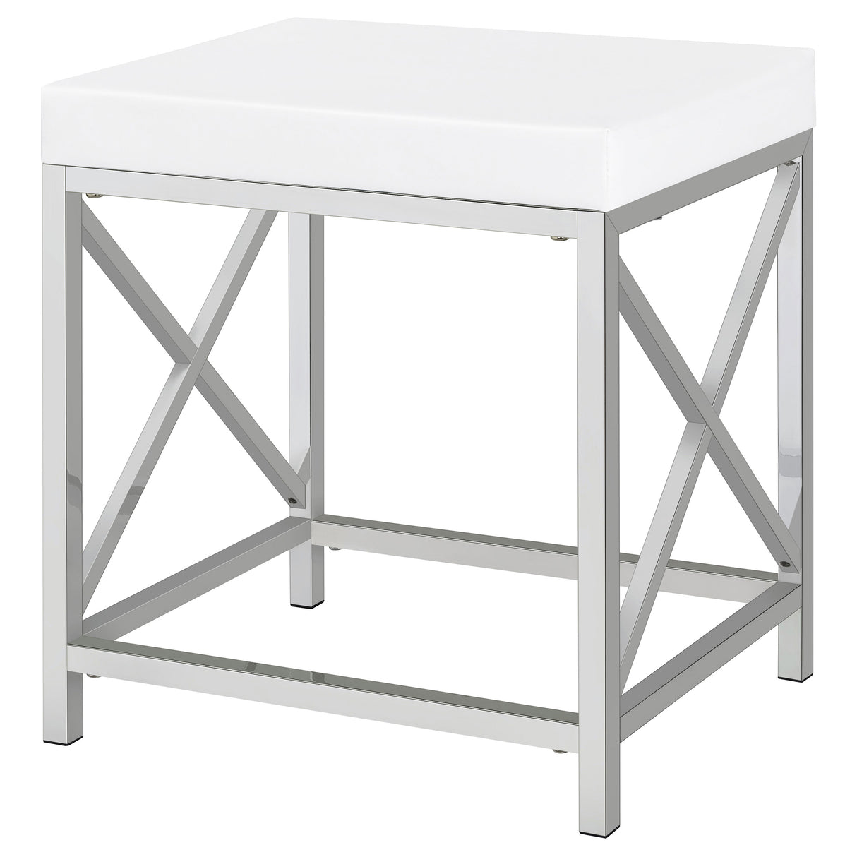 Eliza Makeup Vanity Table with LED Mirror and Stool - galleria furniture outlet