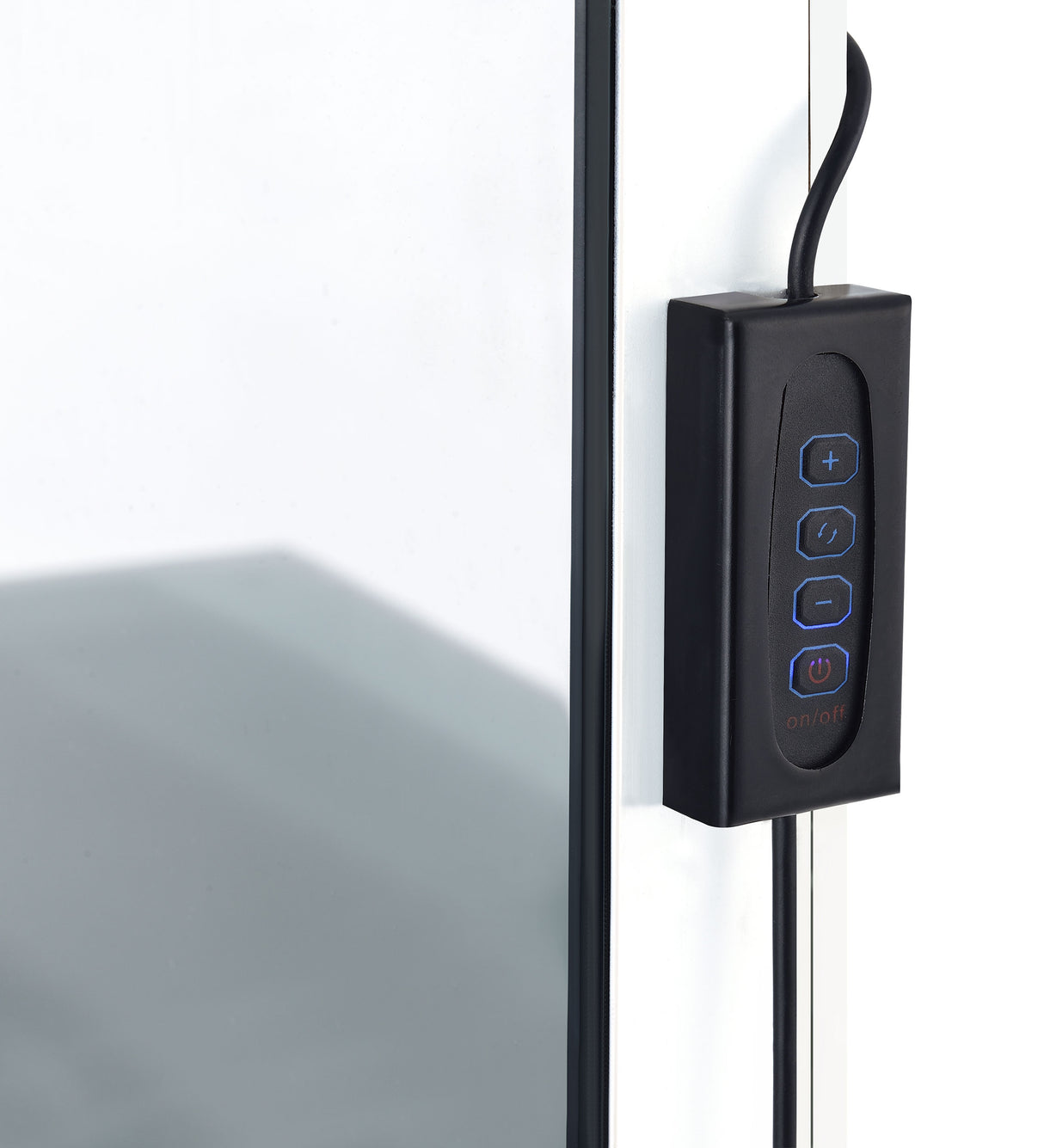 Eliza Makeup Vanity Table with LED Mirror and Stool - galleria furniture outlet