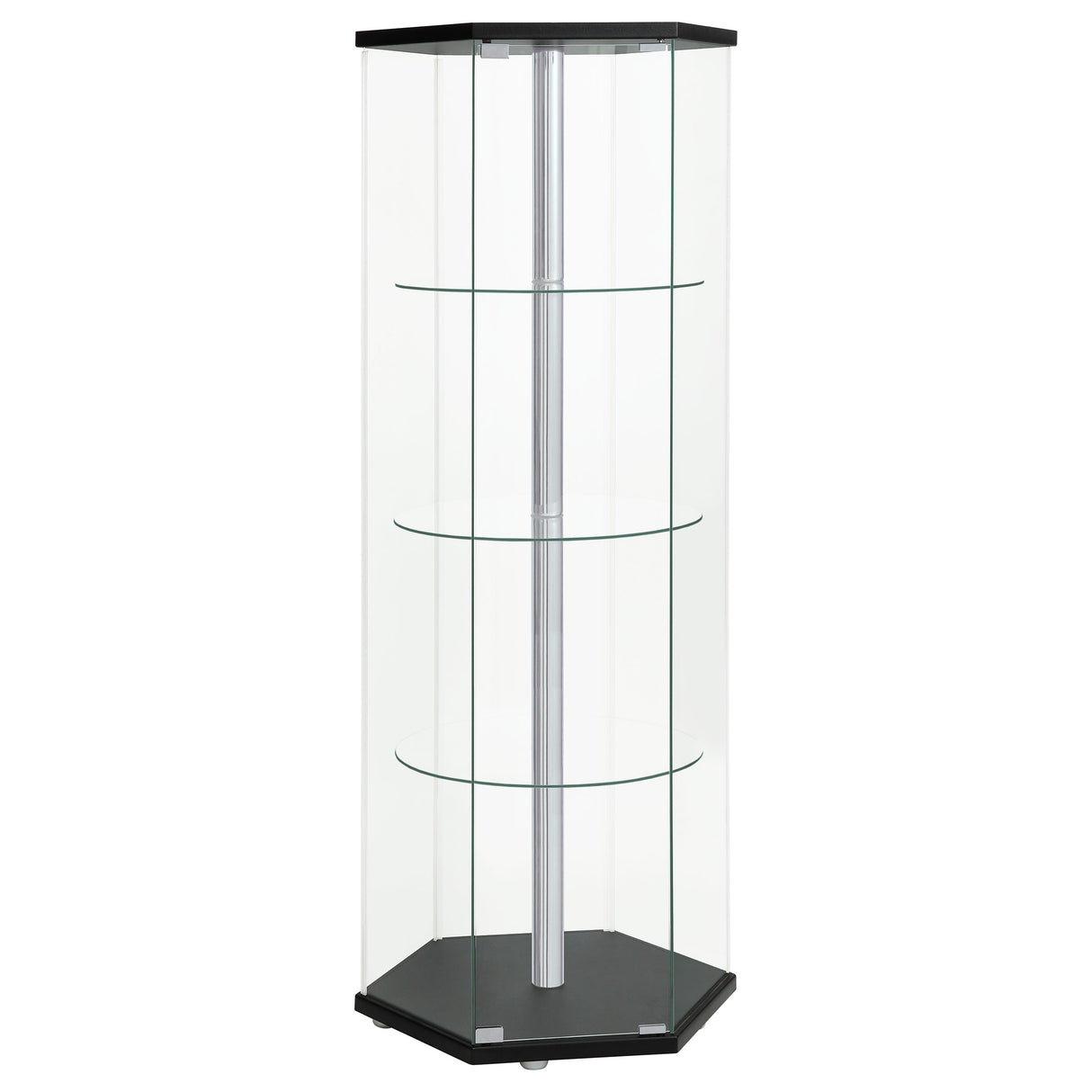 Zahavah Curio Cabinet - galleria furniture outlet