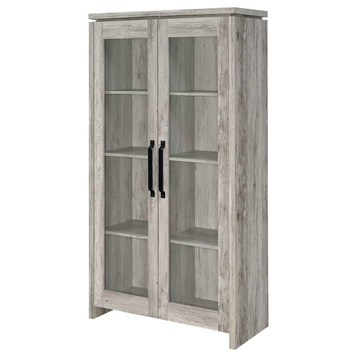 Alejo Tall Display Cabinet - galleria furniture outlet