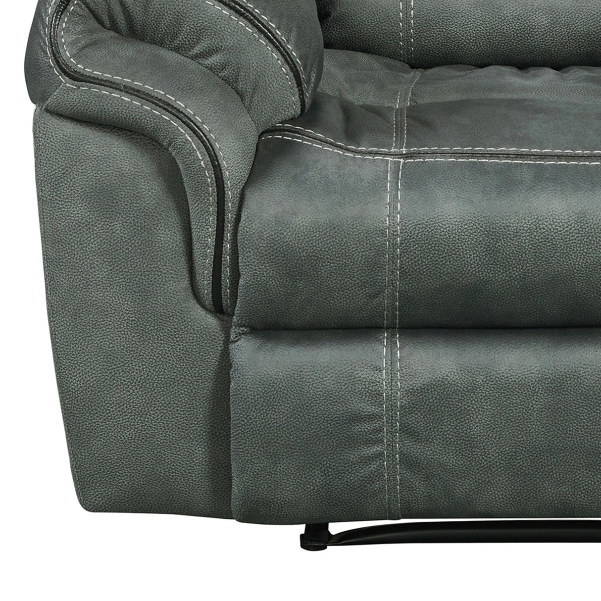 Sorrento Motion Loveseat with Console in FB367 Charcoal