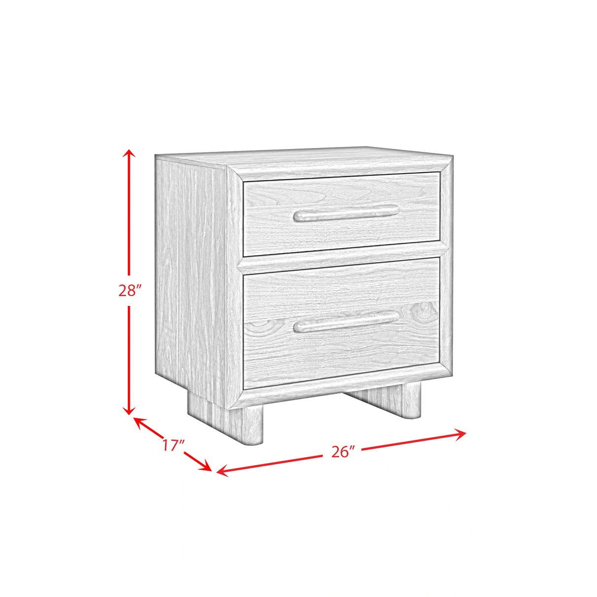 Brisbane UPH Bedroom Set with Boucle Beige and LED