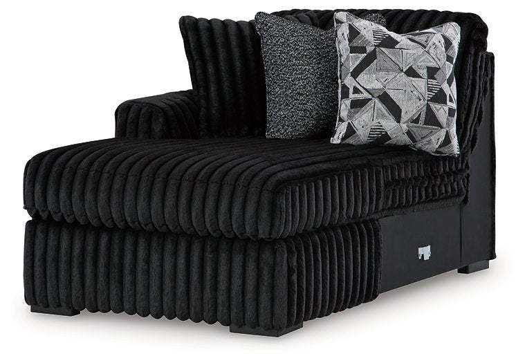 Midnight-Madness Sectional with Chaise - galleria furniture outlet