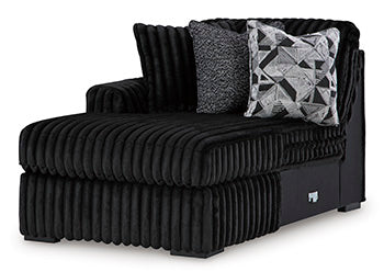 Midnight-Madness Sectional with Chaise - galleria furniture outlet