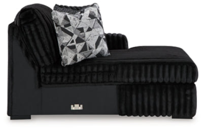 Midnight-Madness Super Chaise - galleria furniture outlet