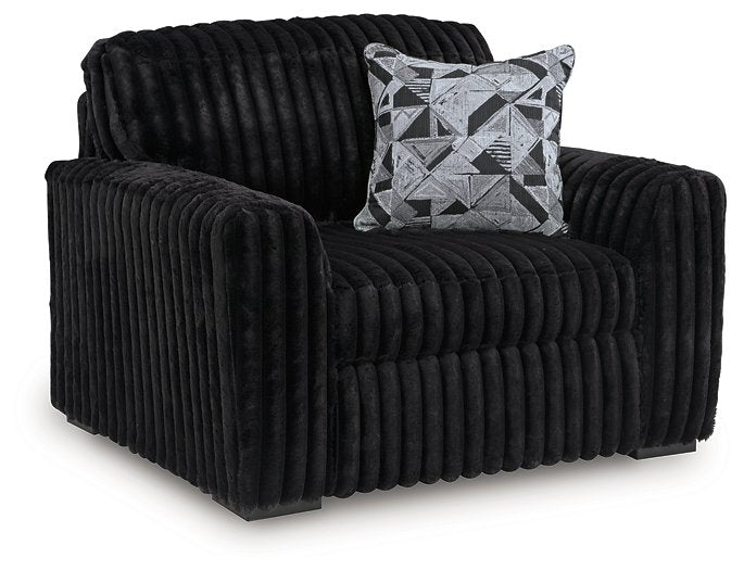 Midnight-Madness Oversized Chair - galleria furniture outlet