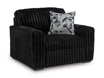 Midnight-Madness Oversized Chair - galleria furniture outlet
