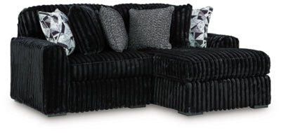 Midnight-Madness Sectional with Chaise - galleria furniture outlet