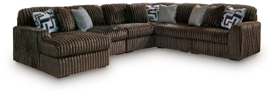 Midnight-Madness Sectional with Chaise - galleria furniture outlet