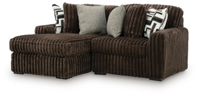 Midnight-Madness Sectional with Chaise - galleria furniture outlet
