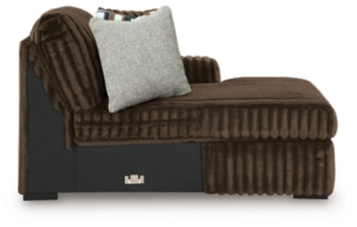 Midnight-Madness Sectional with Chaise - galleria furniture outlet