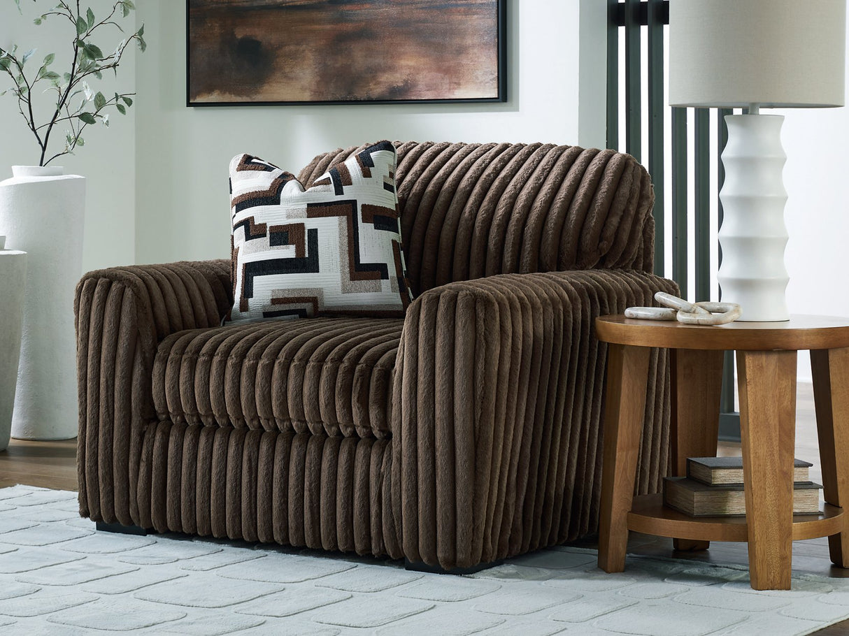 Midnight-Madness Oversized Chair - galleria furniture outlet