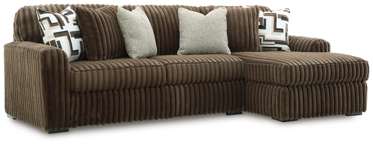 Midnight-Madness Sectional Sofa with Chaise