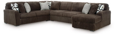 Midnight-Madness Sectional with Chaise - galleria furniture outlet