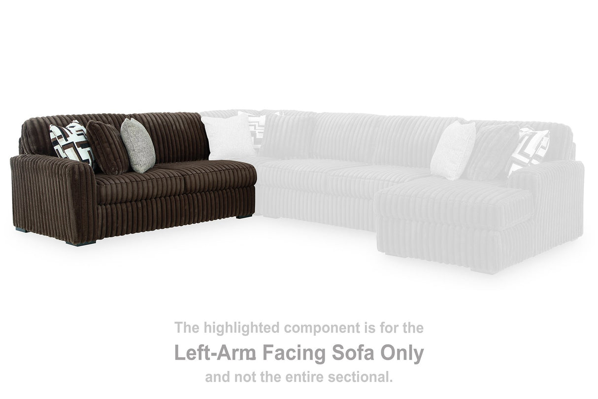 Midnight-Madness Sectional with Chaise - galleria furniture outlet