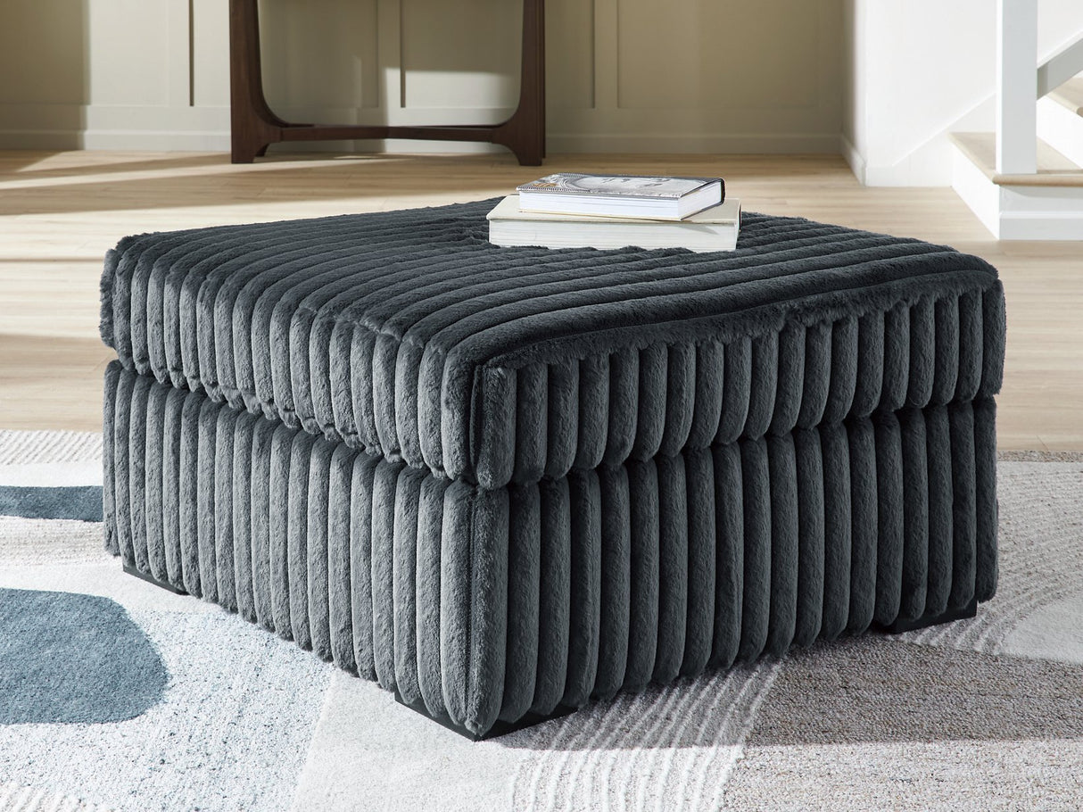 Midnight-Madness Oversized Accent Ottoman - galleria furniture outlet