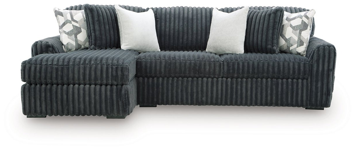 Midnight-Madness Sectional Sofa with Chaise