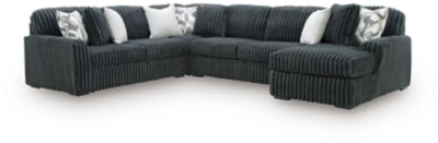 Midnight-Madness Sectional with Chaise - galleria furniture outlet
