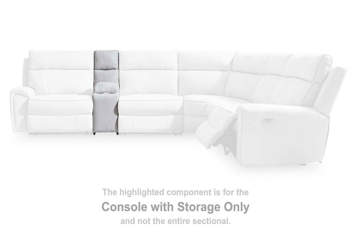 Social Pointe Power Reclining Sectional - galleria furniture outlet