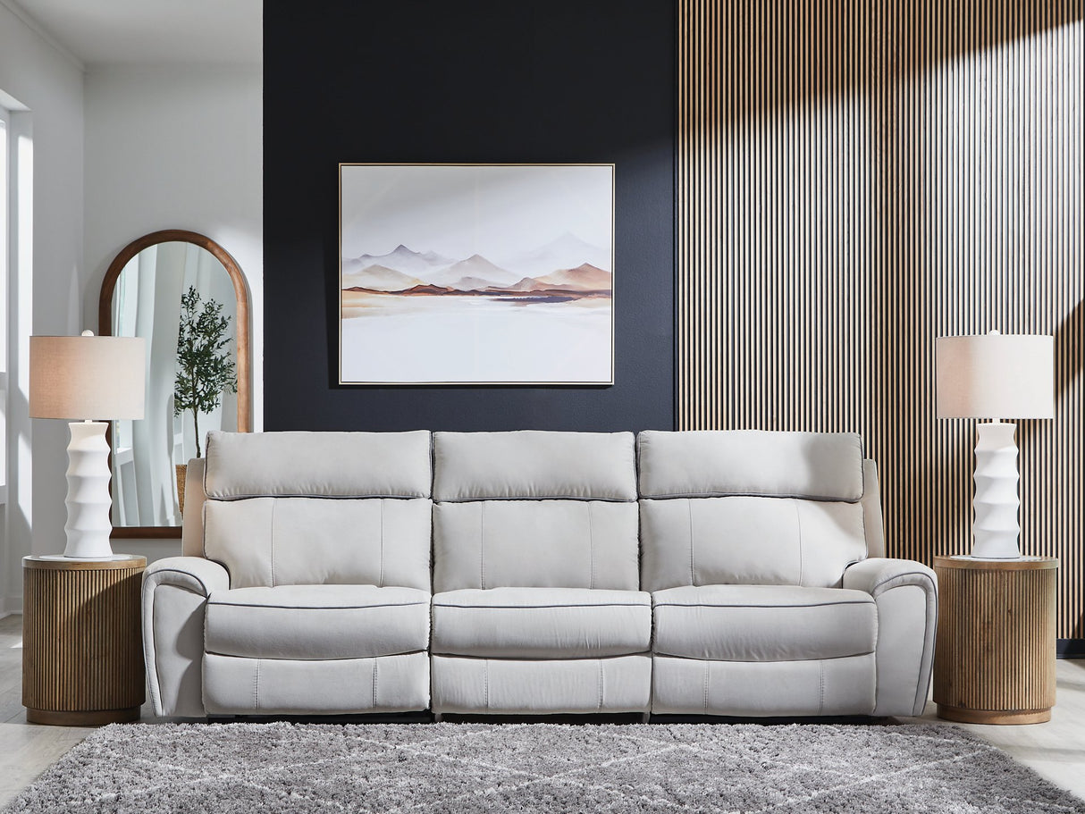 Social Pointe Power Reclining Sectional - galleria furniture outlet