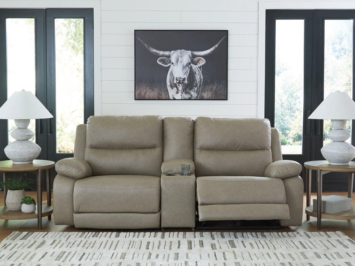 Narwhal Place Power Reclining Sectional - galleria furniture outlet