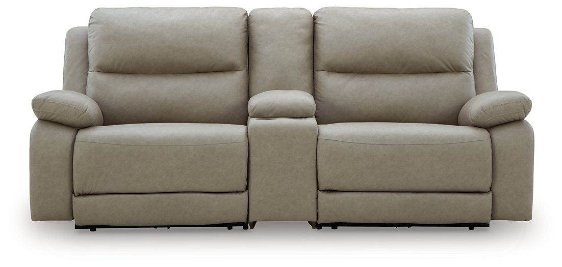 Narwhal Place Power Reclining Sectional - galleria furniture outlet