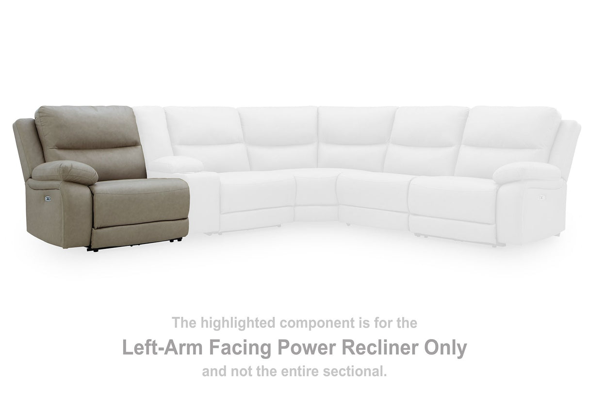 Narwhal Place Power Reclining Sectional - galleria furniture outlet