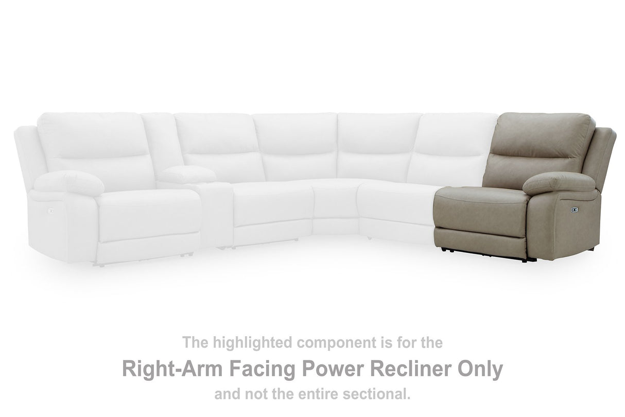 Narwhal Place Power Reclining Sectional - galleria furniture outlet