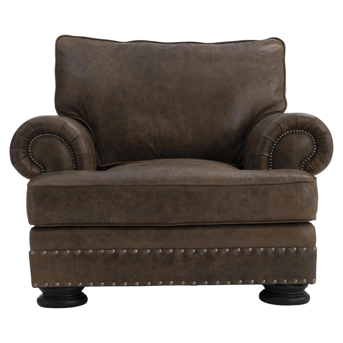 Foster Leather Chair Without Pillows