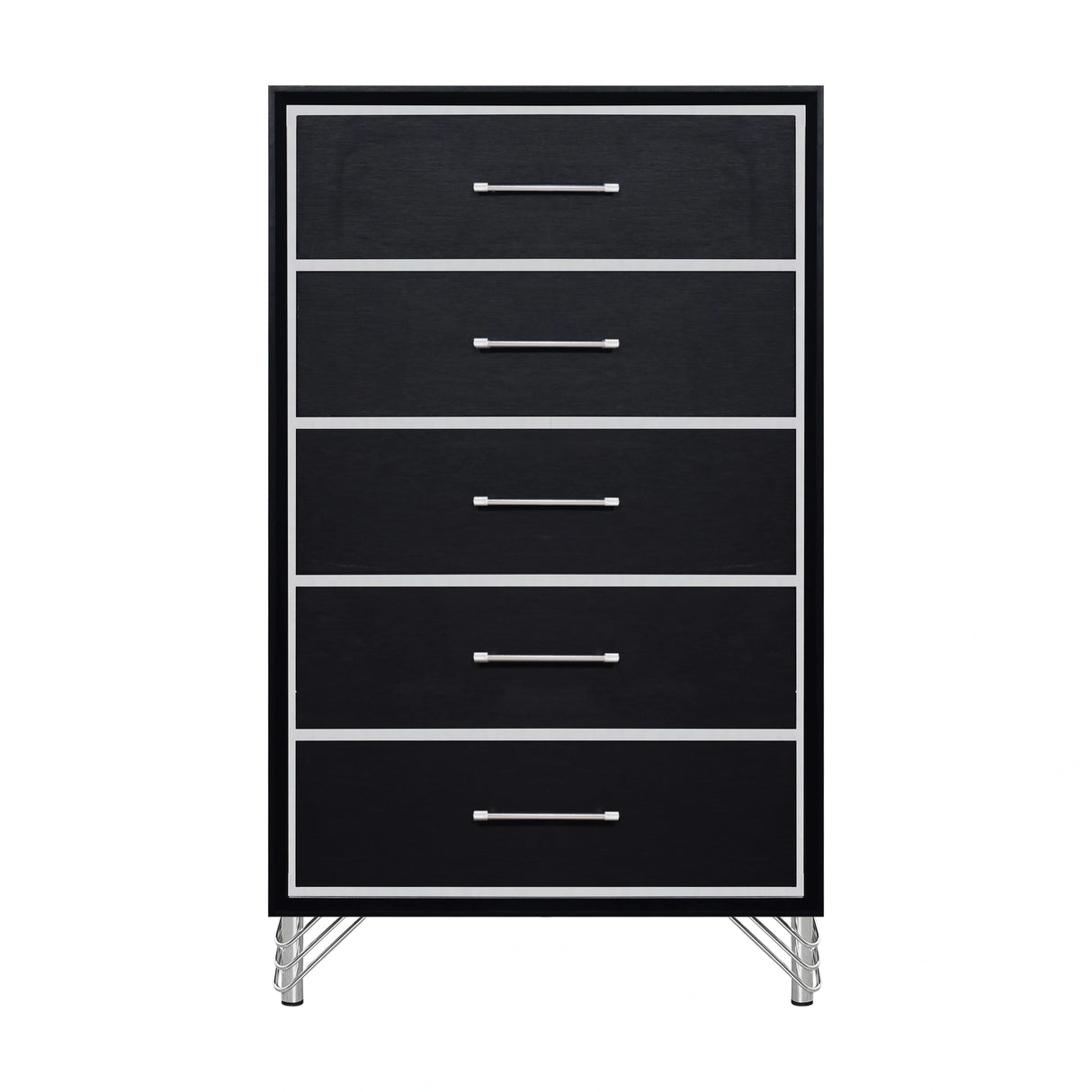 Ava 5 Drawer Chest-Ebony