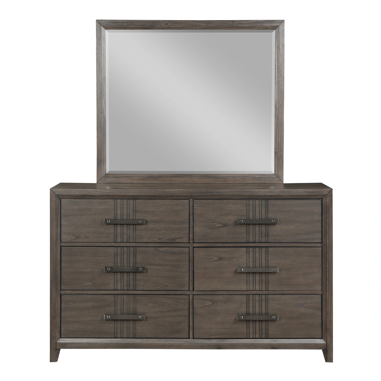 Landon Mirror-Walnut