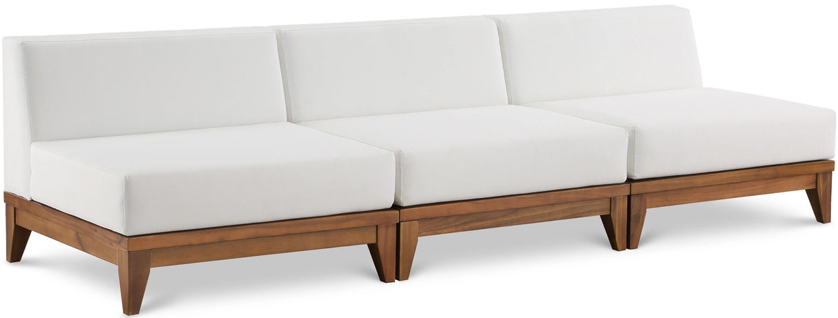 Rio Off White Waterproof Fabric Outdoor Patio Modular Sofa