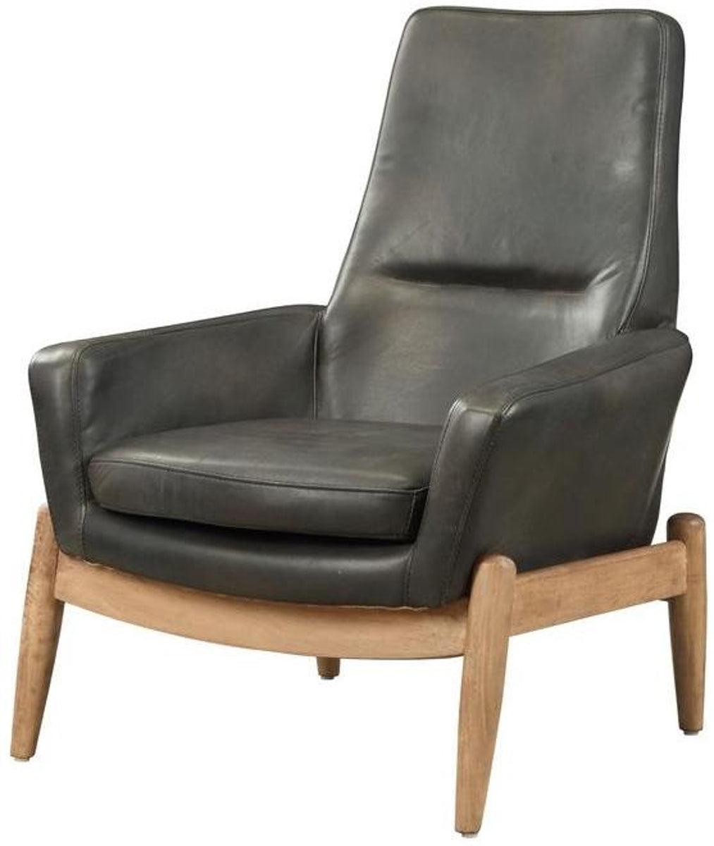 Acme Dolphin Accent Chair in Black 59533 - galleria furniture outlet