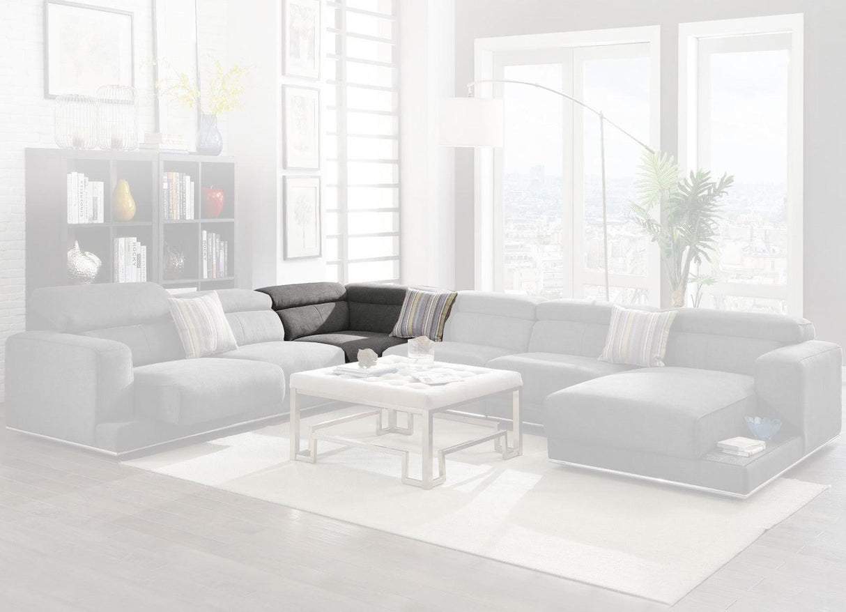 Acme Furniture Alwin Wedge in Dark Gray 53721 - galleria furniture outlet