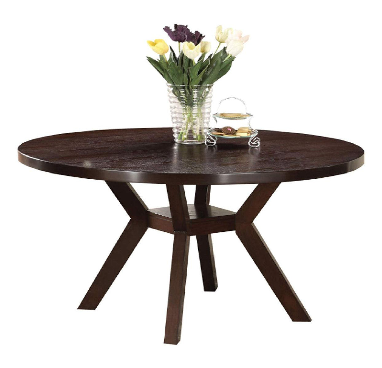 Acme Furniture Drake Round Dining Table in Espresso 16250 - galleria furniture outlet
