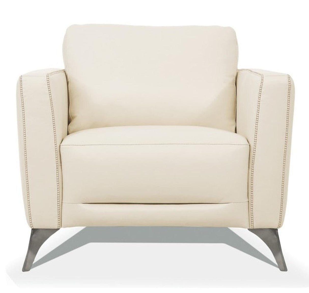 Acme Furniture Malaga Chair in Cream 55007 - galleria furniture outlet