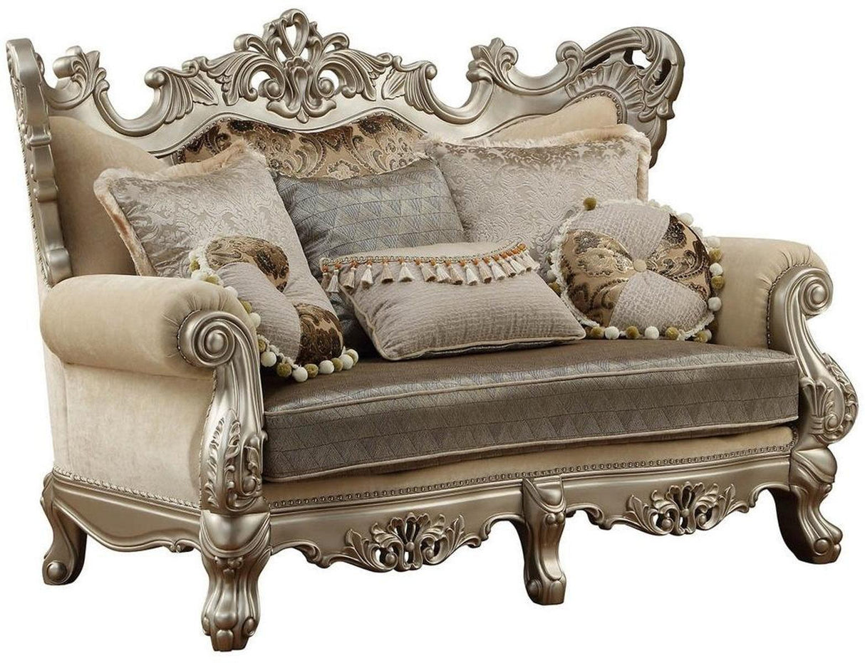 Acme Furniture Ranita Loveseat in Champagne 51041 - galleria furniture outlet