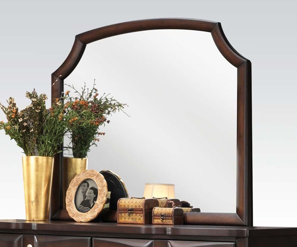 Acme Lancaster Landscape Mirror in Espresso 24574 - galleria furniture outlet