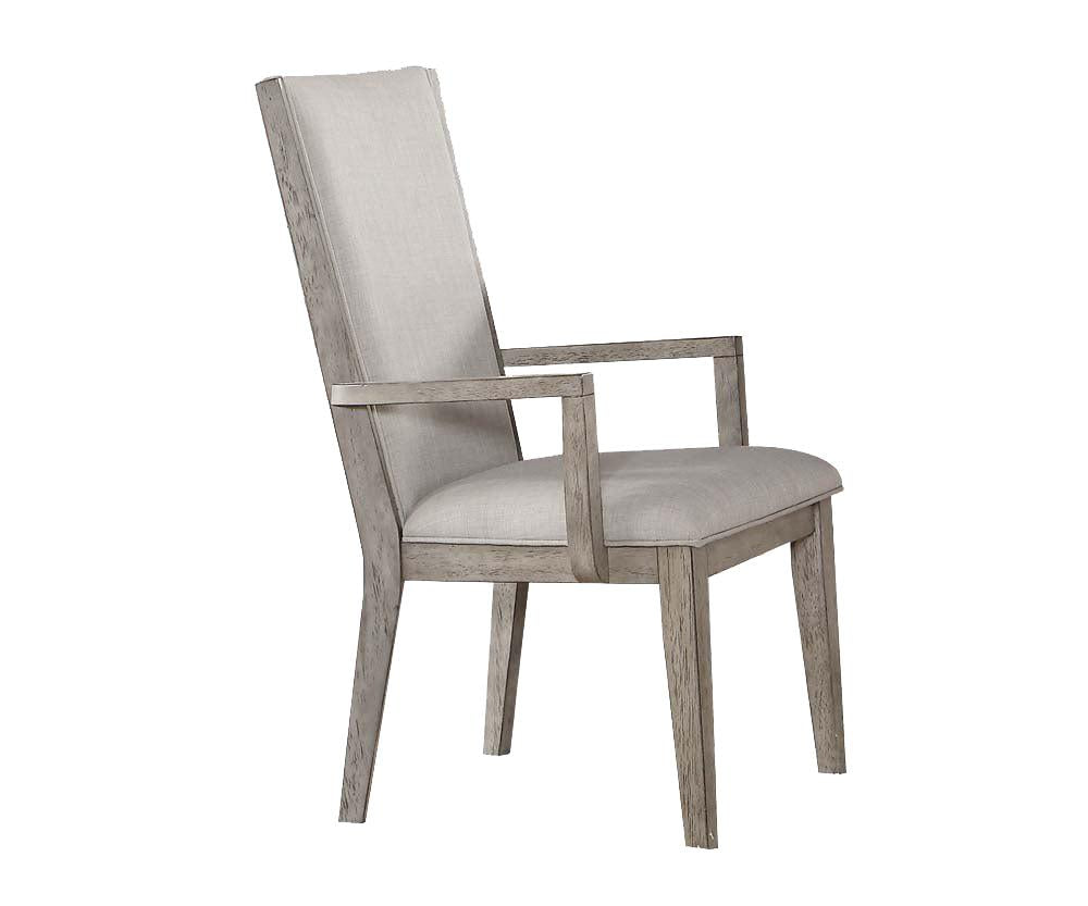 Acme Rocky Arm Chair in Gray Oak (Set of 2) 72863 - galleria furniture outlet