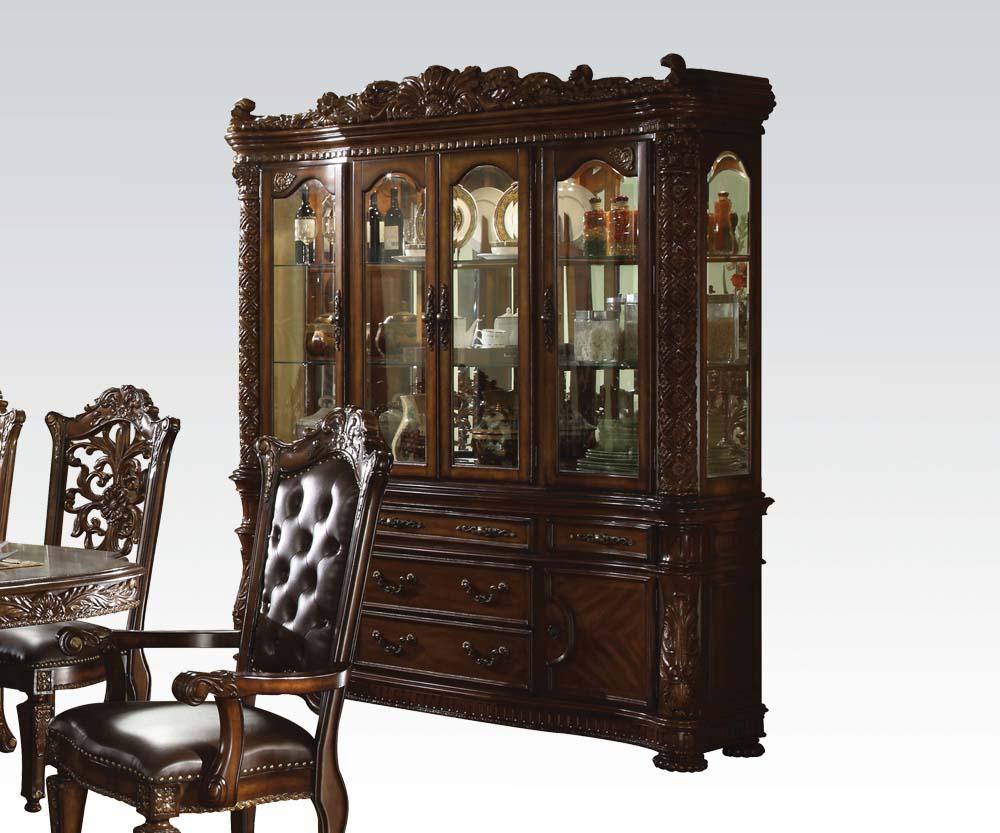 Acme Vendome Cherry Finish Buffet and Hutch 60006 - galleria furniture outlet