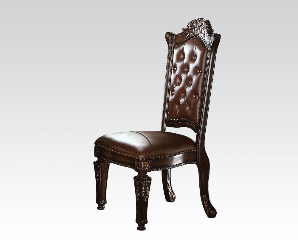 Acme Vendome Dining Side Chair with Leather-Like Uphostery (Set of 2) 62004 - galleria furniture outlet