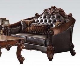 Acme Vendome Loveseat in Cherry 53131 - galleria furniture outlet